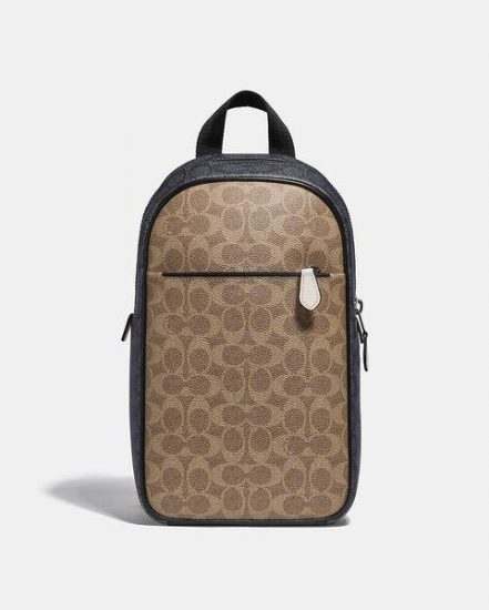 Fashion 4 Coach Metropolitan Soft Pack In Colorblock Signature Canvas