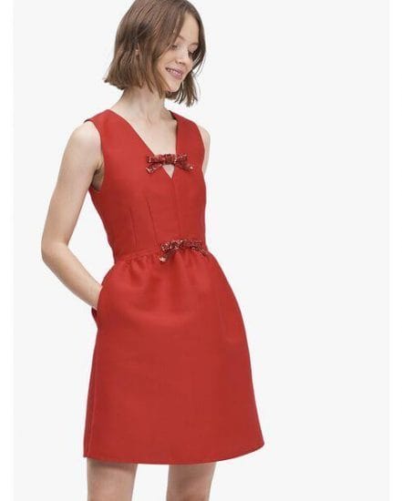 Fashion 4 - sequin-bow mikado dress