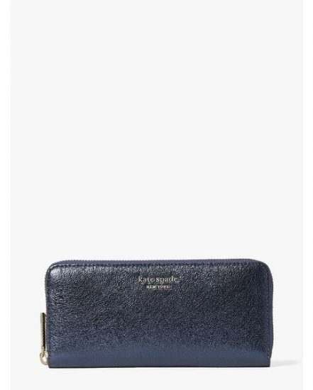 Fashion 4 - spencer metallic slim continental wallet