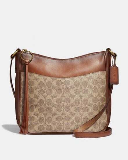 Fashion 4 Coach Chaise Crossbody In Signature Canvas