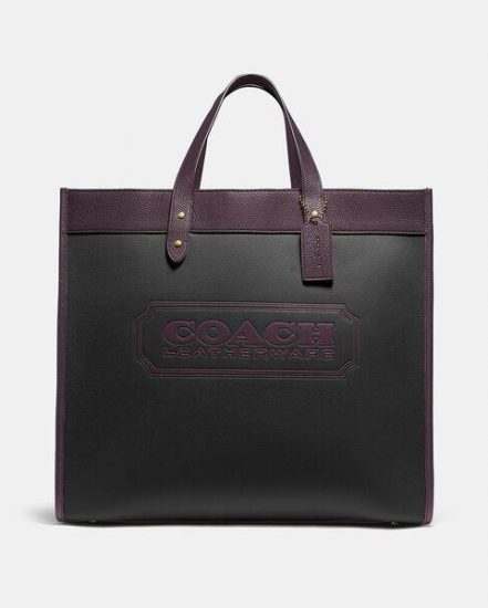 Fashion 4 Coach Field Tote 40 In Colorblock With Coach Badge