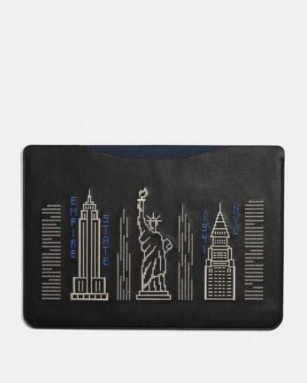 Fashion 4 Coach Laptop Sleeve With Stardust City Skyline