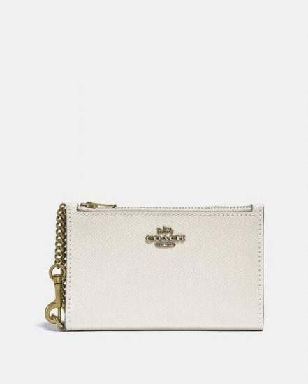 Fashion 4 Coach Zip Chain Card Case In Colorblock