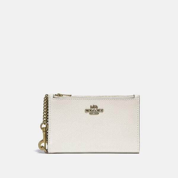 Fashion 4 Coach Zip Chain Card Case In Colorblock