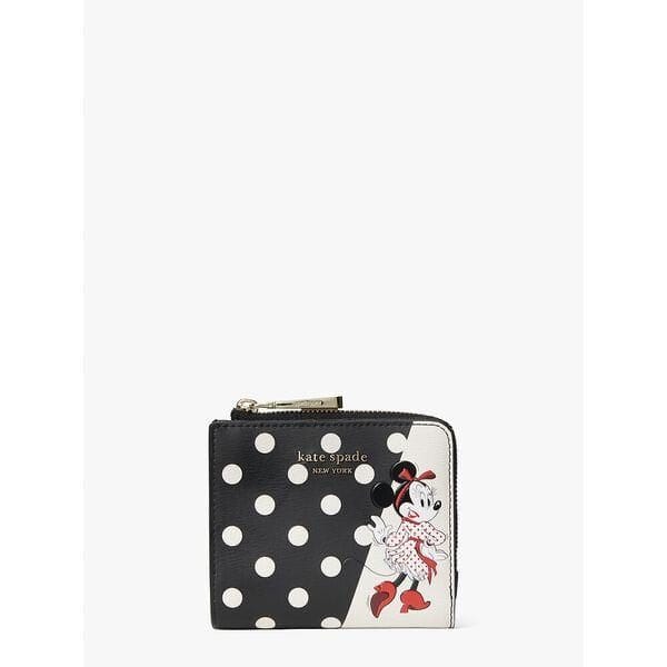 Fashion 4 - disney x kate spade new york minnie mouse small bifold wallet