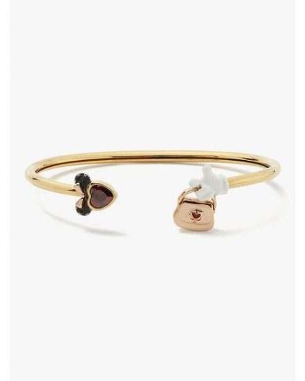 Fashion 4 - disney x kate spade new york minnie mouse stone flex cuff bracelet