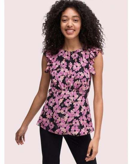 Fashion 4 - floral chiffon shell