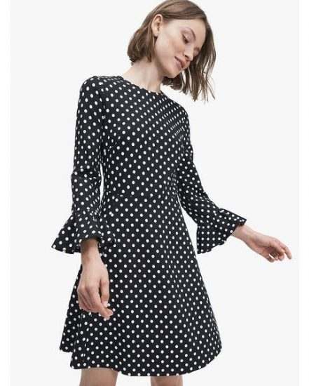 Fashion 4 - flounce sleeve ponte dress