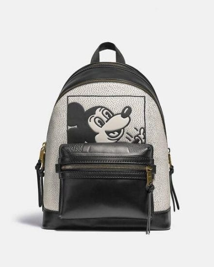 Fashion 4 Coach Disney Mickey Mouse X Keith Haring Academy Backpack