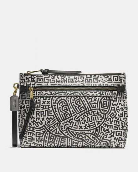 Fashion 4 Coach Disney Mickey Mouse X Keith Haring Academy Pouch