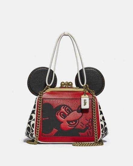 Fashion 4 Coach Disney Mickey Mouse X Keith Haring Kisslock Bag