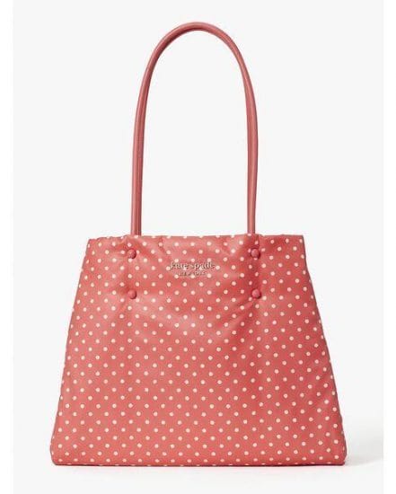 Fashion 4 - everything puffy dots large tote