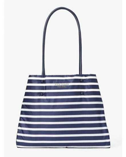 Fashion 4 - everything puffy sailing stripe large tote