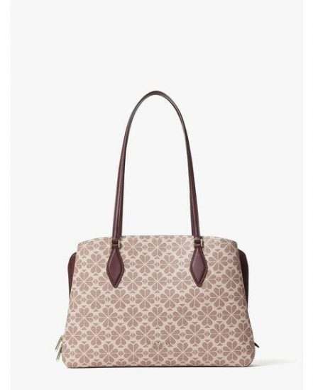 Fashion 4 - spade flower coated canvas zeezee large work tote