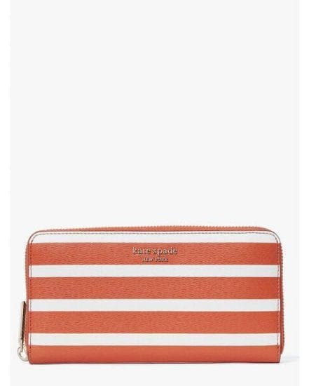 Fashion 4 - spencer stripe zip-around continental wallet