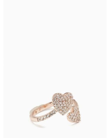 Fashion 4 - yours truly pave heart ring