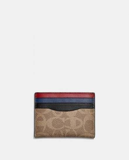 Fashion 4 Coach Coach X Champion Card Case In Signature Canvas