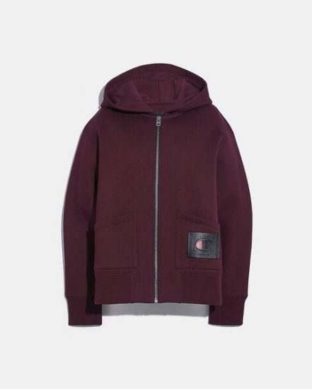 Fashion 4 Coach Coach X Champion Super Fleece Zip Hoodie