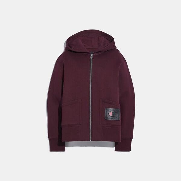 Fashion 4 Coach Coach X Champion Super Fleece Zip Hoodie