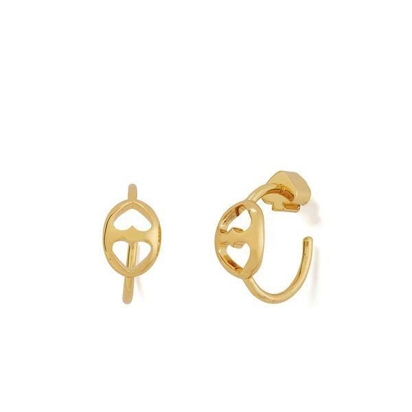 Fashion 4 - duo link small hoops