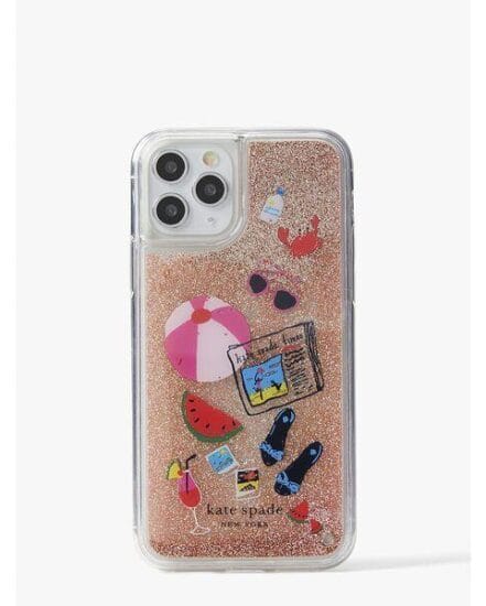 Fashion 4 - pool party liquid glitter iphone 11 pro case