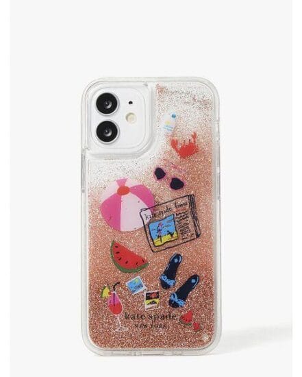 Fashion 4 - pool party liquid glitter iphone 12 mini case