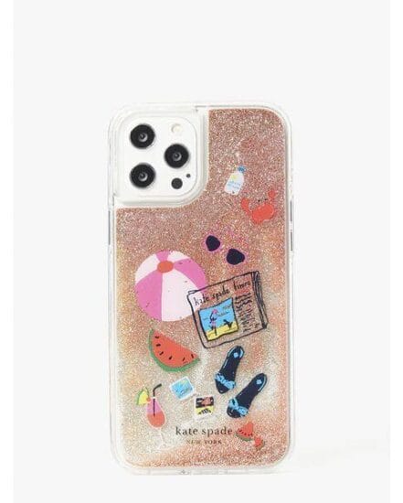 Fashion 4 - pool party liquid glitter iphone 12 pro max case