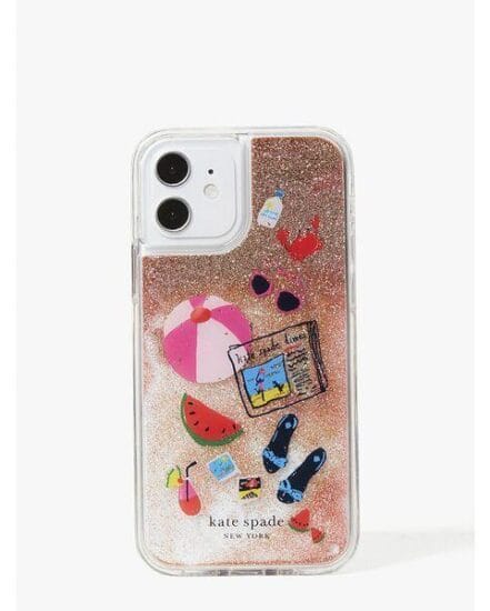 Fashion 4 - pool party liquid glitter iphone 12/12 pro case