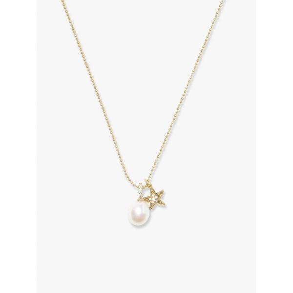 Fashion 4 - sea star starfish pearl charm pendant