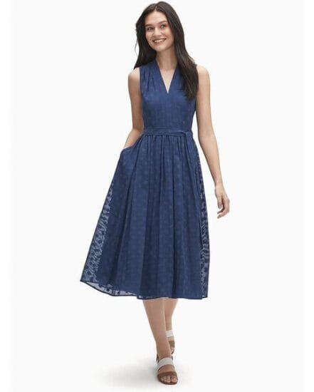 Fashion 4 - seaside dot burnout dress