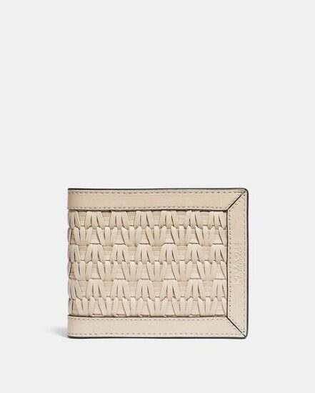 Fashion 4 Coach 3-In-1 Wallet With Weaving