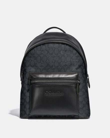 Fashion 4 Coach Charter Backpack In Signature Canvas