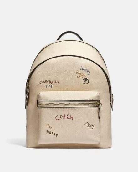 Fashion 4 Coach Charter Backpack With Embroidery