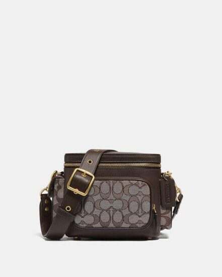 Fashion 4 Coach Utility Crossbody 18 In Signature Jacquard