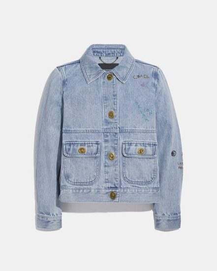 Fashion 4 Coach Washed Denim Jacket