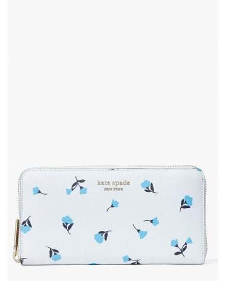 Fashion 4 - spencer dainty bloom zip-around continental wallet