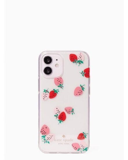 Fashion 4 - strawberry with gems iphone 12 mini case