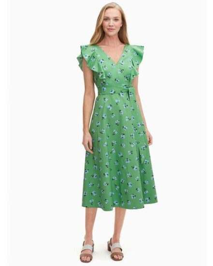 Fashion 4 - tea garden toss poplin midi dress