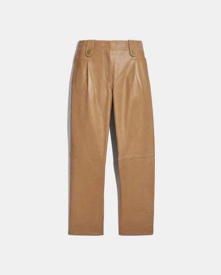 Fashion 4 Coach Leather Trouser