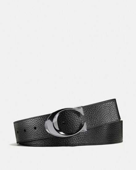 Fashion 4 Coach Sculpted C Cut-To-Size Reversible Belt