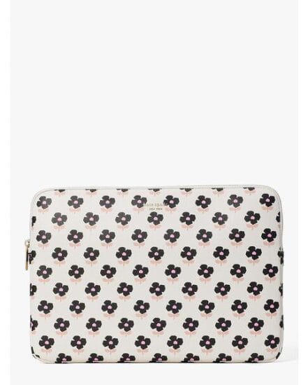 Fashion 4 - block floral laptop sleeve