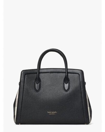 Fashion 4 - knott gingham large satchel