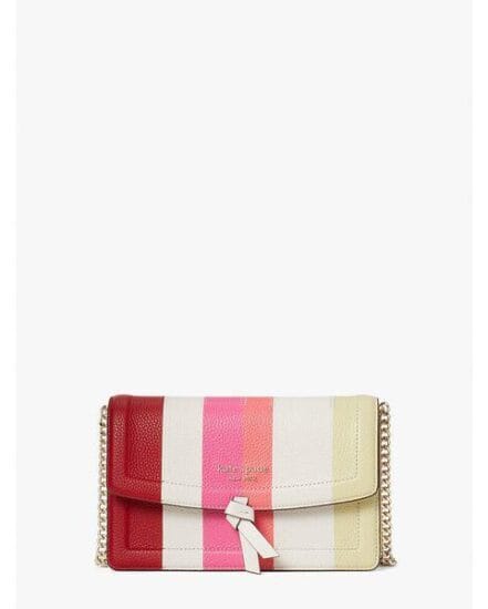 Fashion 4 - knott stripe flap crossbody