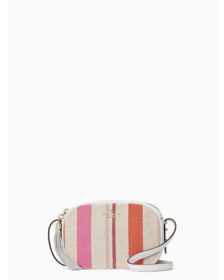 Fashion 4 - kourtney striped canvas camera bag