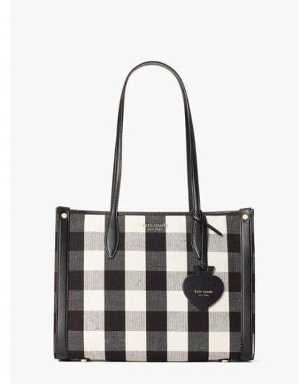Fashion 4 - market gingham medium tote