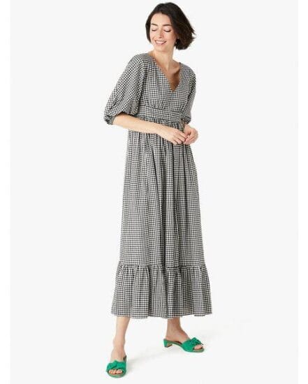 Fashion 4 - mini gingham bodega midi dress