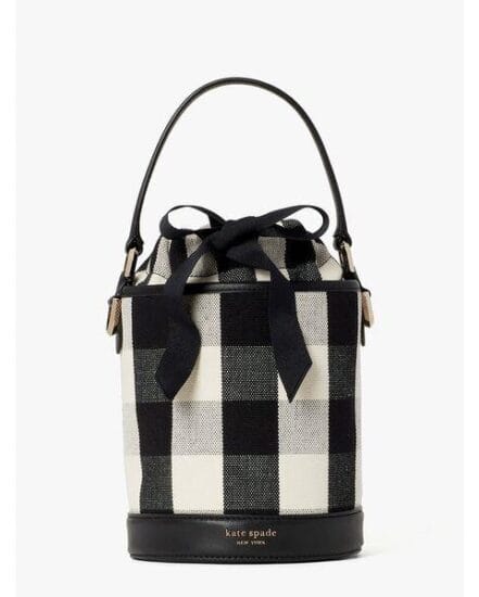 Fashion 4 - picnic gingham small bucket bag