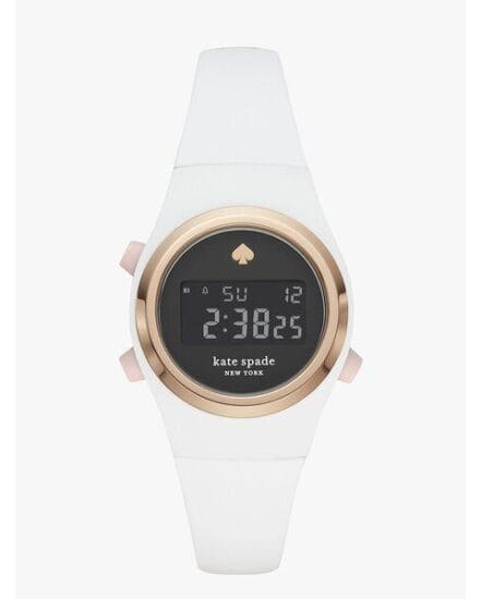 Fashion 4 - rumsey white silicone digital watch