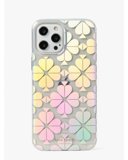 Fashion 4 - spade flower iridescent iphone 12 pro max case