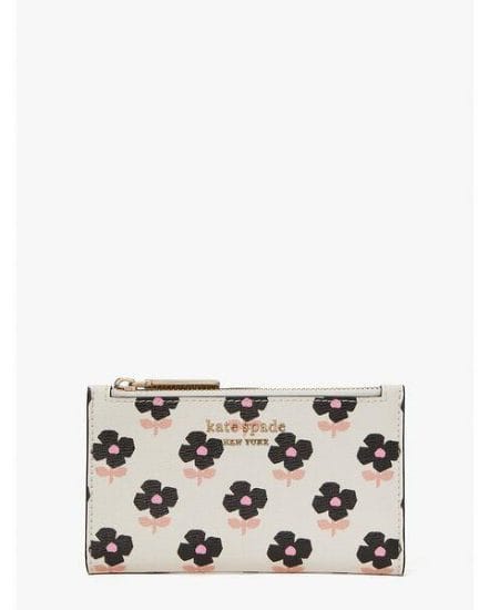 Fashion 4 - spencer block print floral small slim bifold wallet